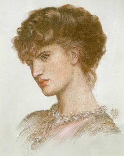 Portrait of Aglaia Coronio by Dante Gabriel Charles Rossetti